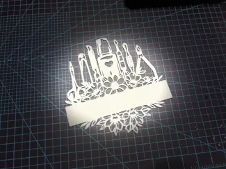 美甲店招牌nail (可自己添加名字 logo)