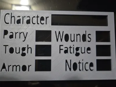 Savage Worlds Template