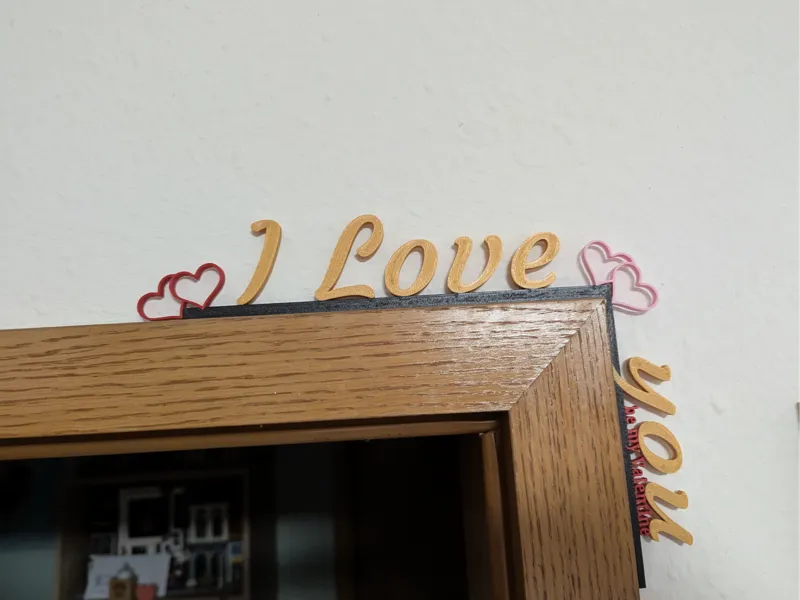 Door Corner "I Love You" (mehrfarbig für AMS)