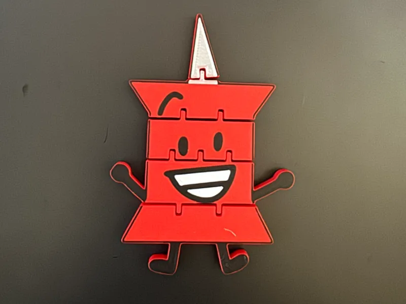 Pin from Battle for Dream Island BFDI Flexi Toy