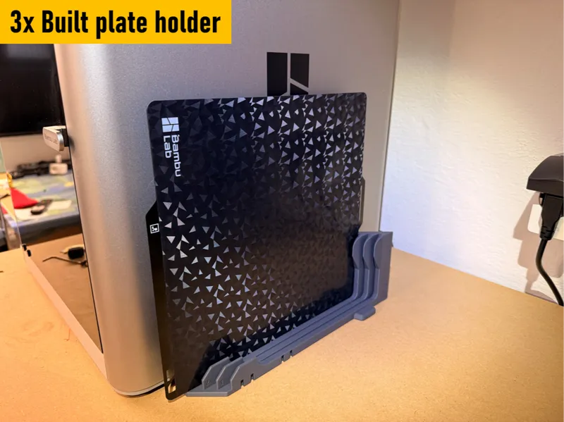 3x Built Plate Holder / 3-fach Druckplattenhalter