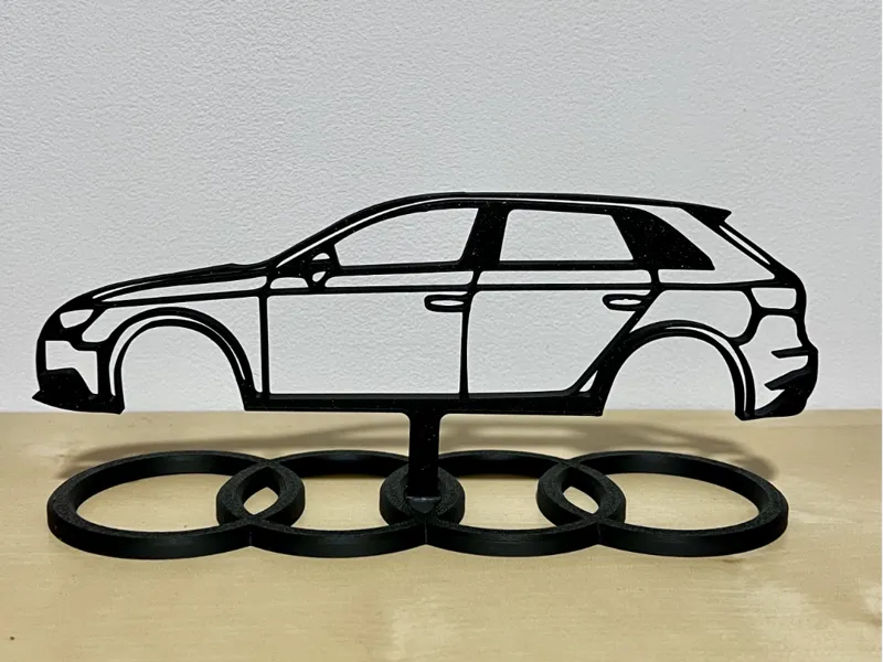 Audi A3 Silhouette with Stand