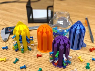 Push Pin Porcupine - Desk and Cork Board Storage