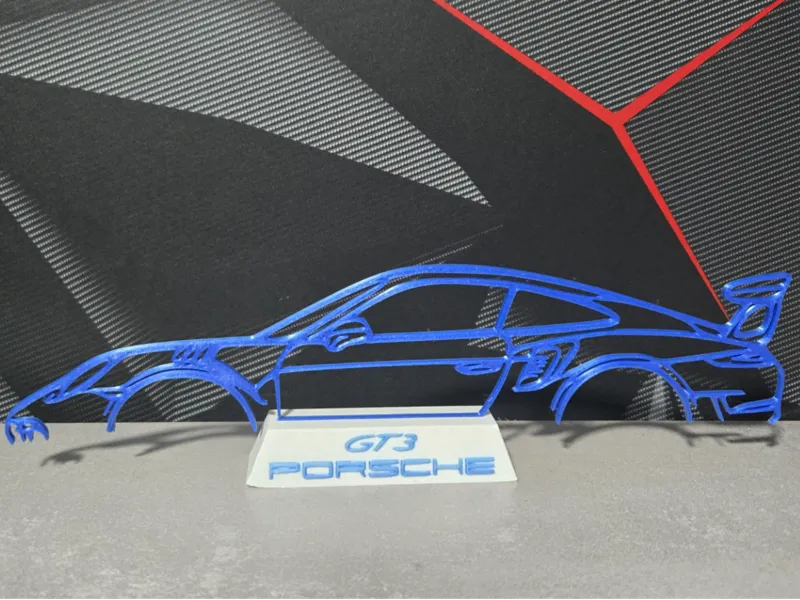 Porsche GT3 sur socle
