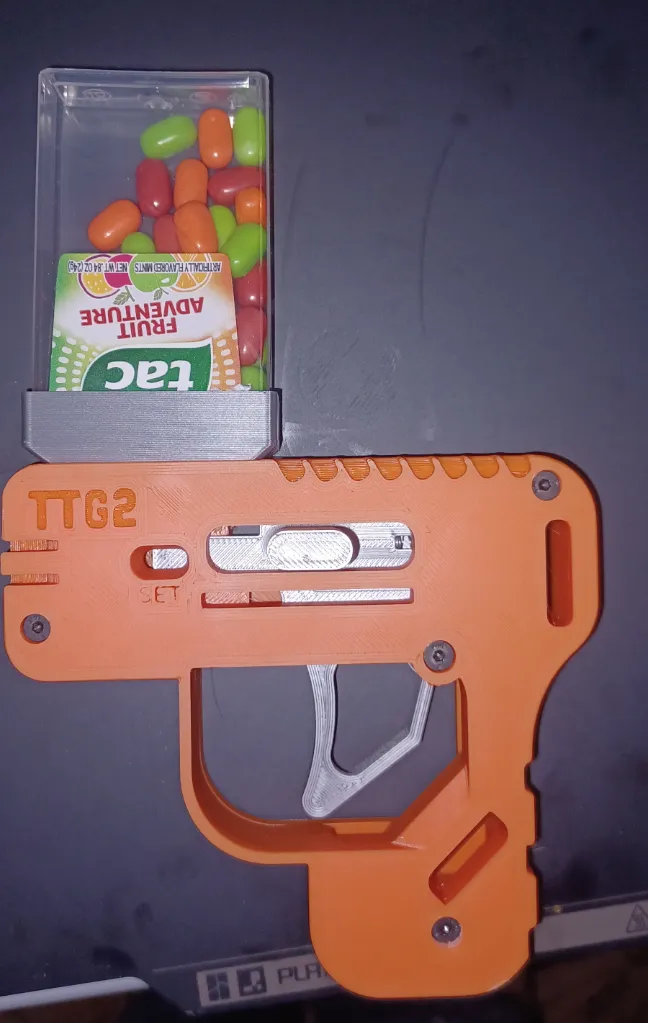 Tic Tac Gun modified large adaptor