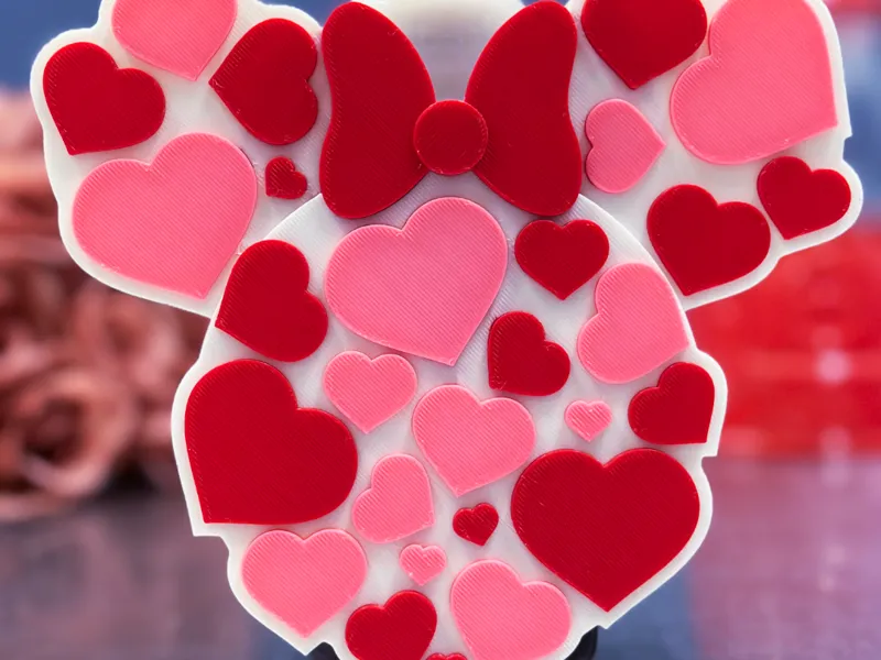 Minnie Valentine's Day Bath and Body Soap Holder