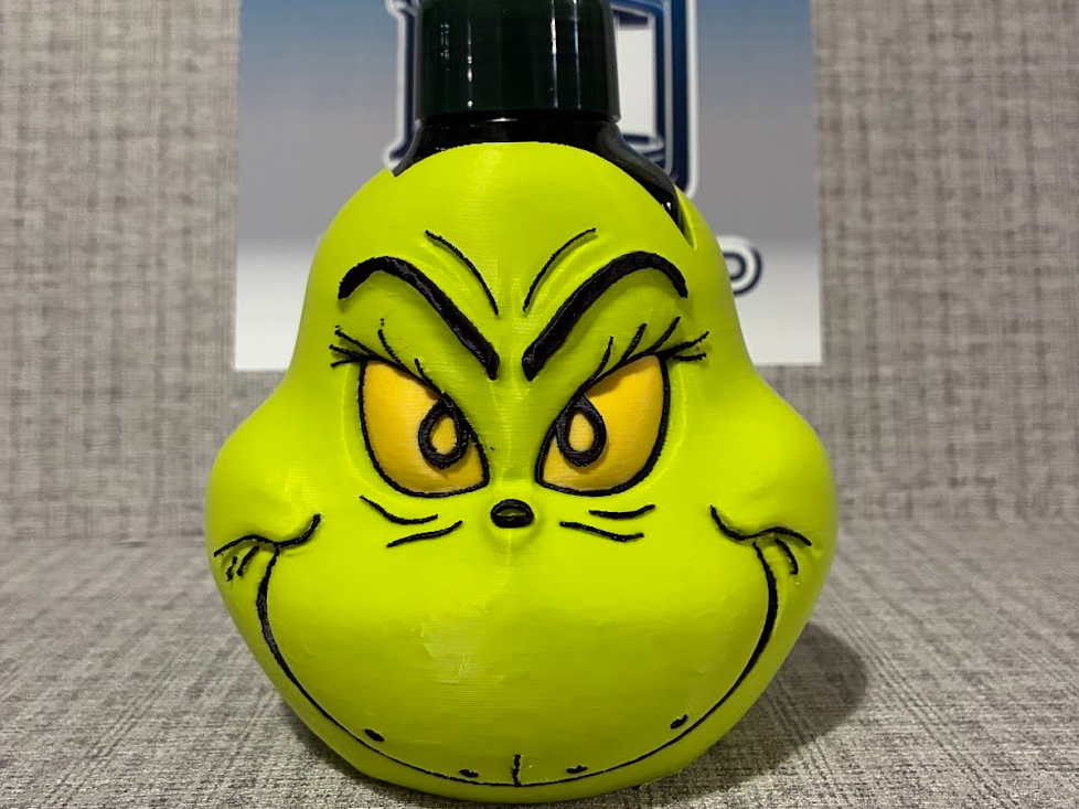 Grinch   soap holder B&BW 3D model