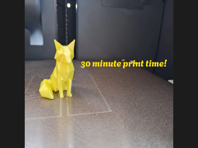 Low-Poly Fox || Decorative Model