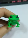 Lizard 6cm back multi-color print