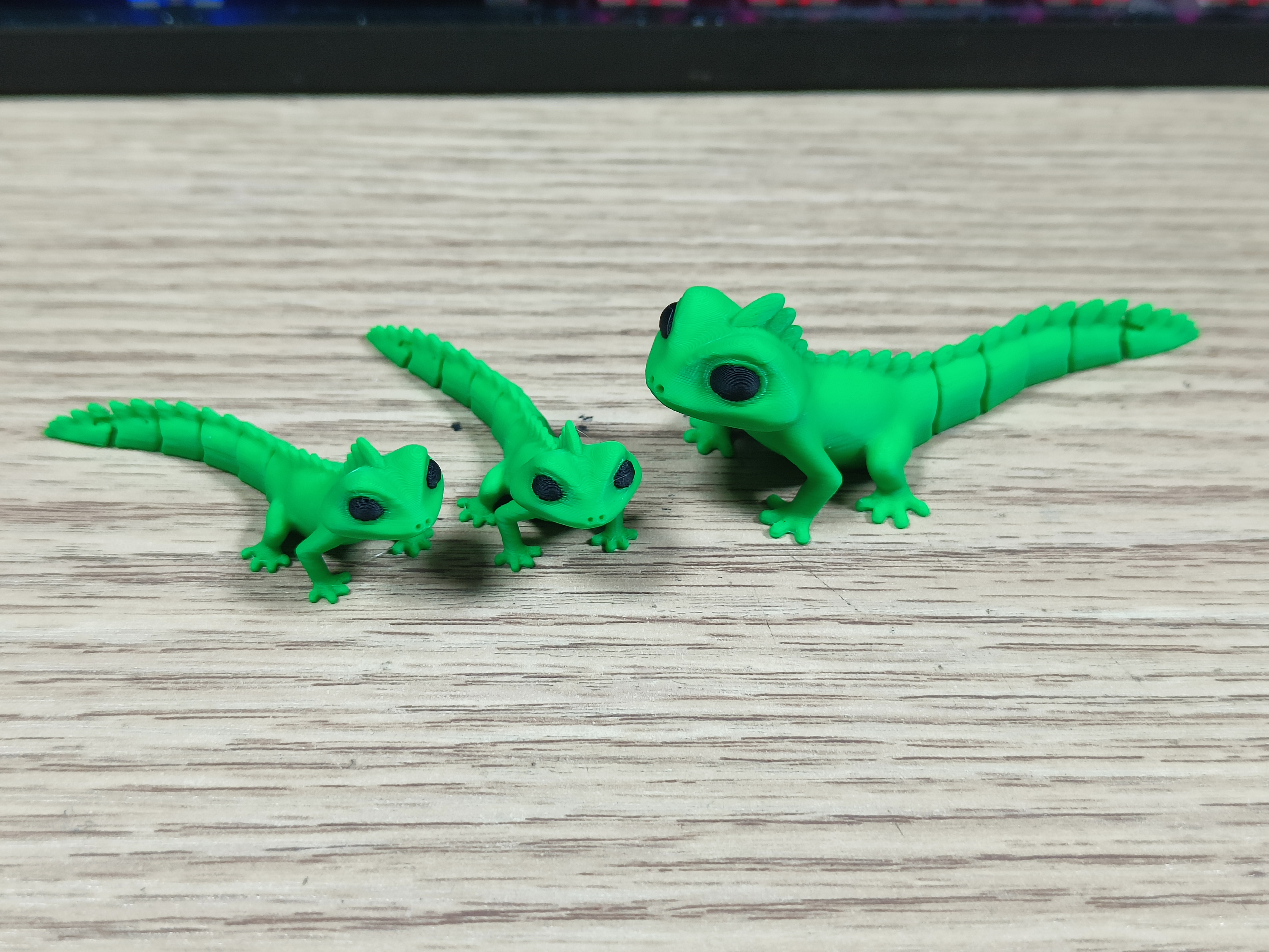 Miniatura 4 do modelo 3D 动物-蜥蜴lizard-最小蜥蜴仅2g