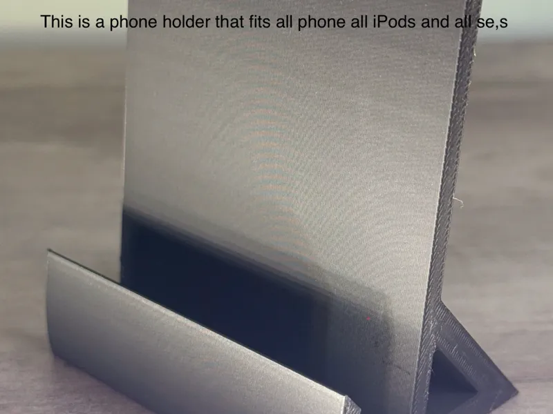 phone holder works with phones iPod and se,s
