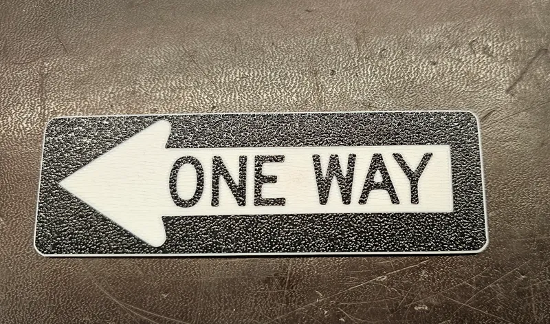 One Way Sign