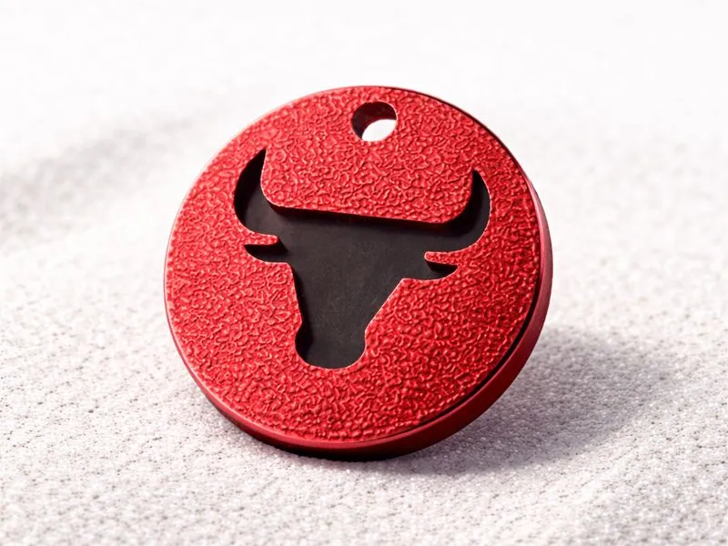Chicago Bulls – Minimal 3D Logo Keychain