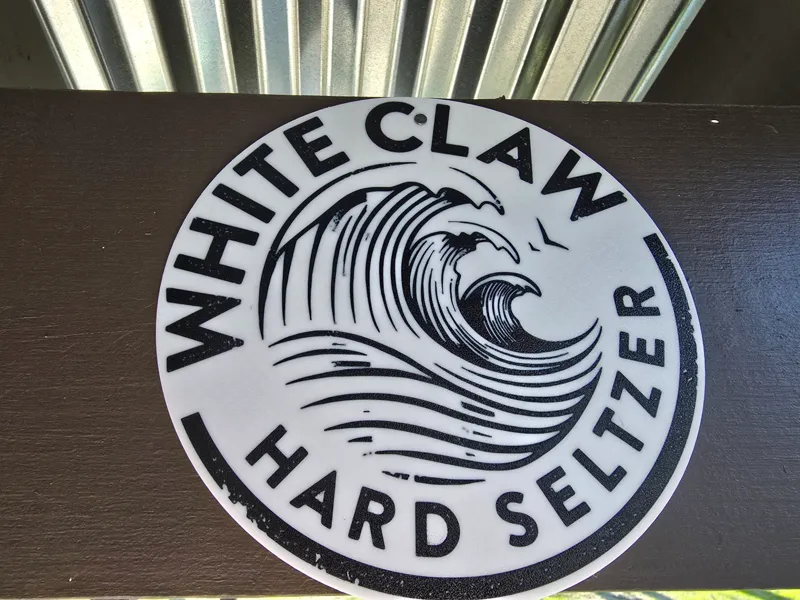 White Claw Hard Seltzer Sign