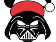 STARWARS DARTHVADER MICKEY CHRISTMAS KEYCHAIN