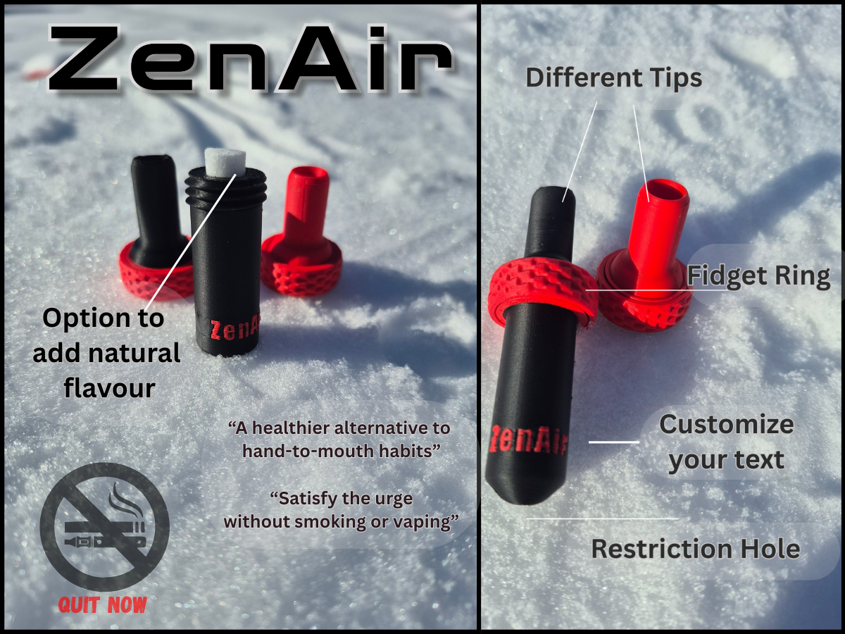 ZenAir - Hand-to-Mouth Habit Relief Device