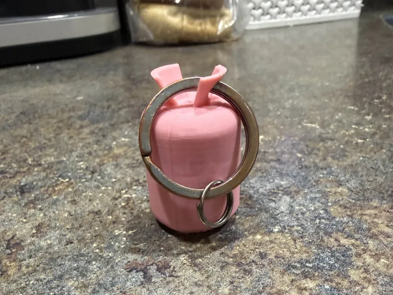 Refrigerant jug keychain