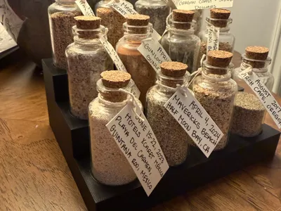 Sand Bottle Display