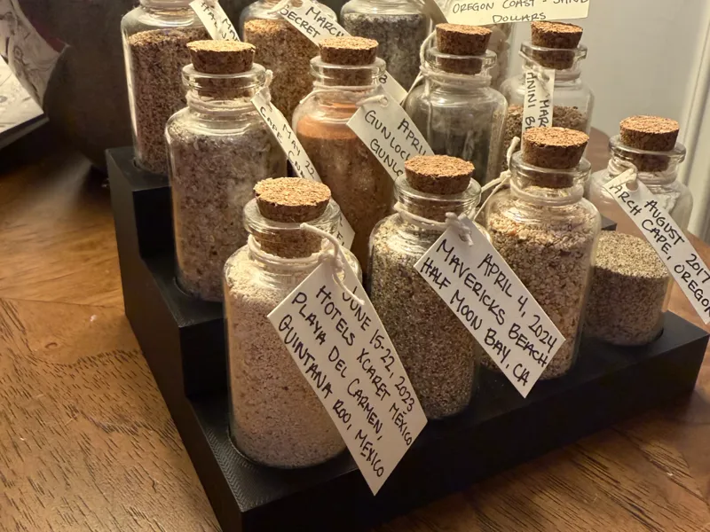 Sand Bottle Display