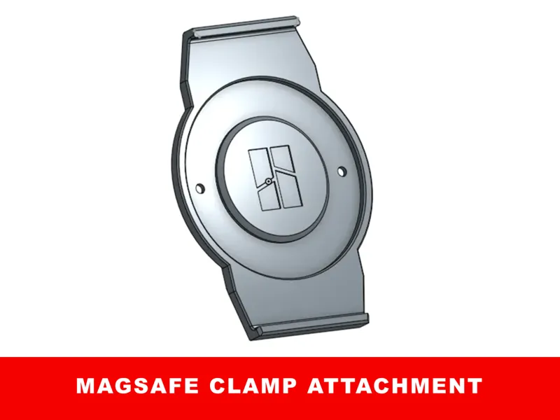 Magsafe phone attachment for quick release clamps