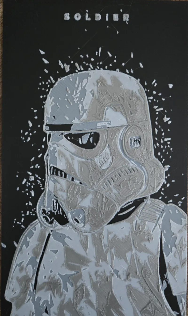 Stormtrooper Soldier Painting