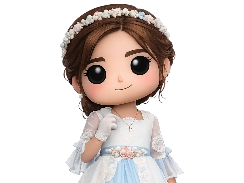 NIÑA COMUNION TARTA 
