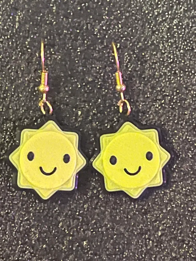 Cute Sun Earrings