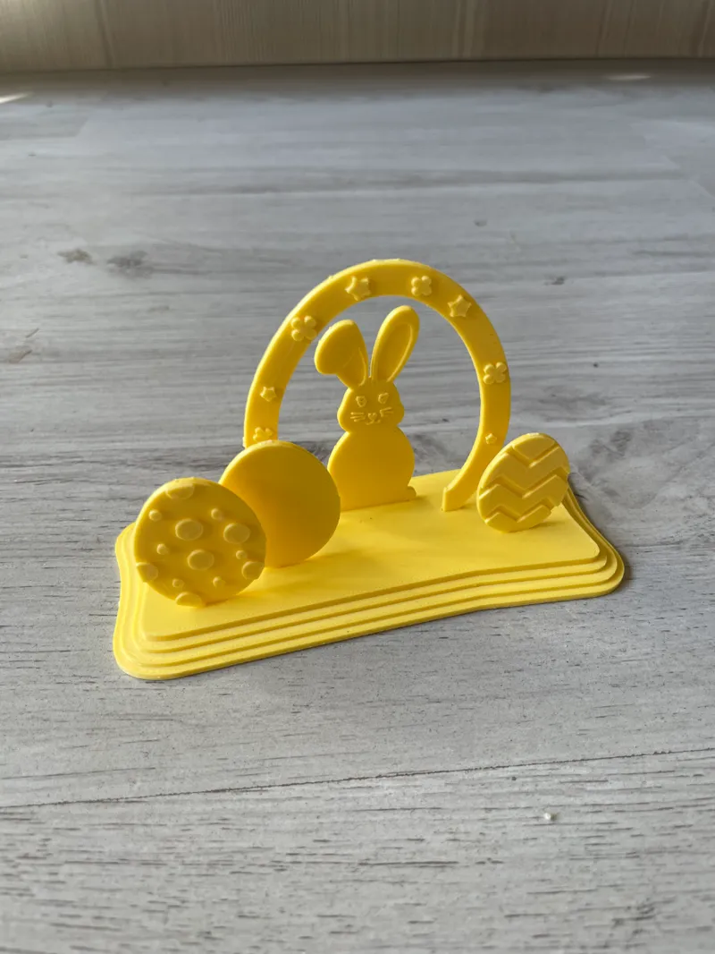 Easter Scene with Rabbit Kit Card