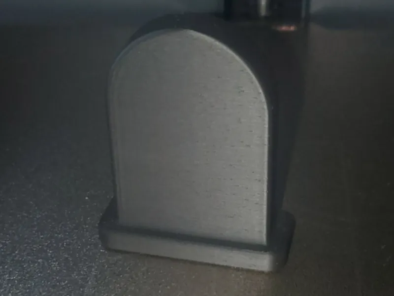 Halloween Desk decoration - Blank Grave Stone