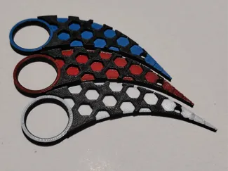 Honeycomb Key Karambit