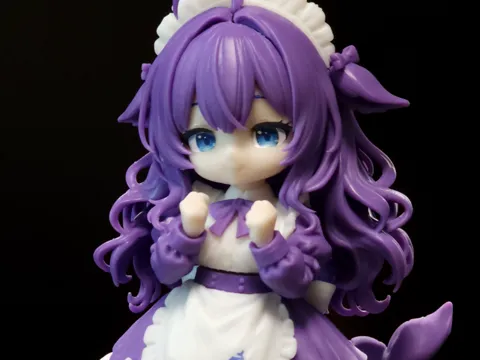 Modelo para impresión 3D: deepseek 大肥鱼 Q版手办 已拆件 — referencia de MakerWorld