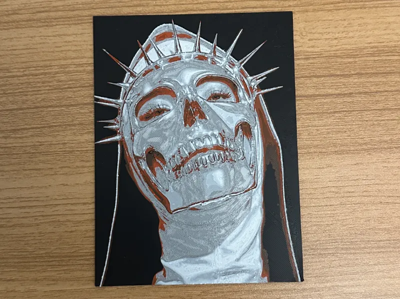 Chrome Nun Hueforge