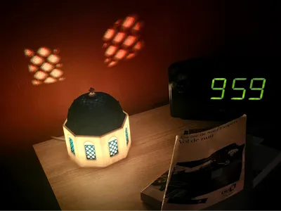 Santorini church night stand lamp - LED lamp kit