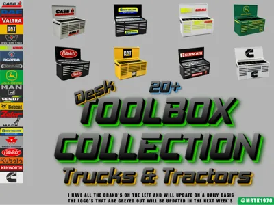 20+ Desk Toolbox Trucks Tractors Edition MAN Deere