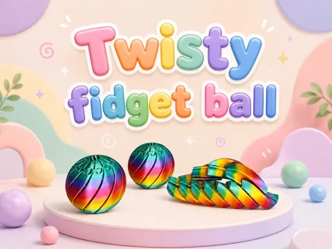 Twisty fidget ball 5 cm
