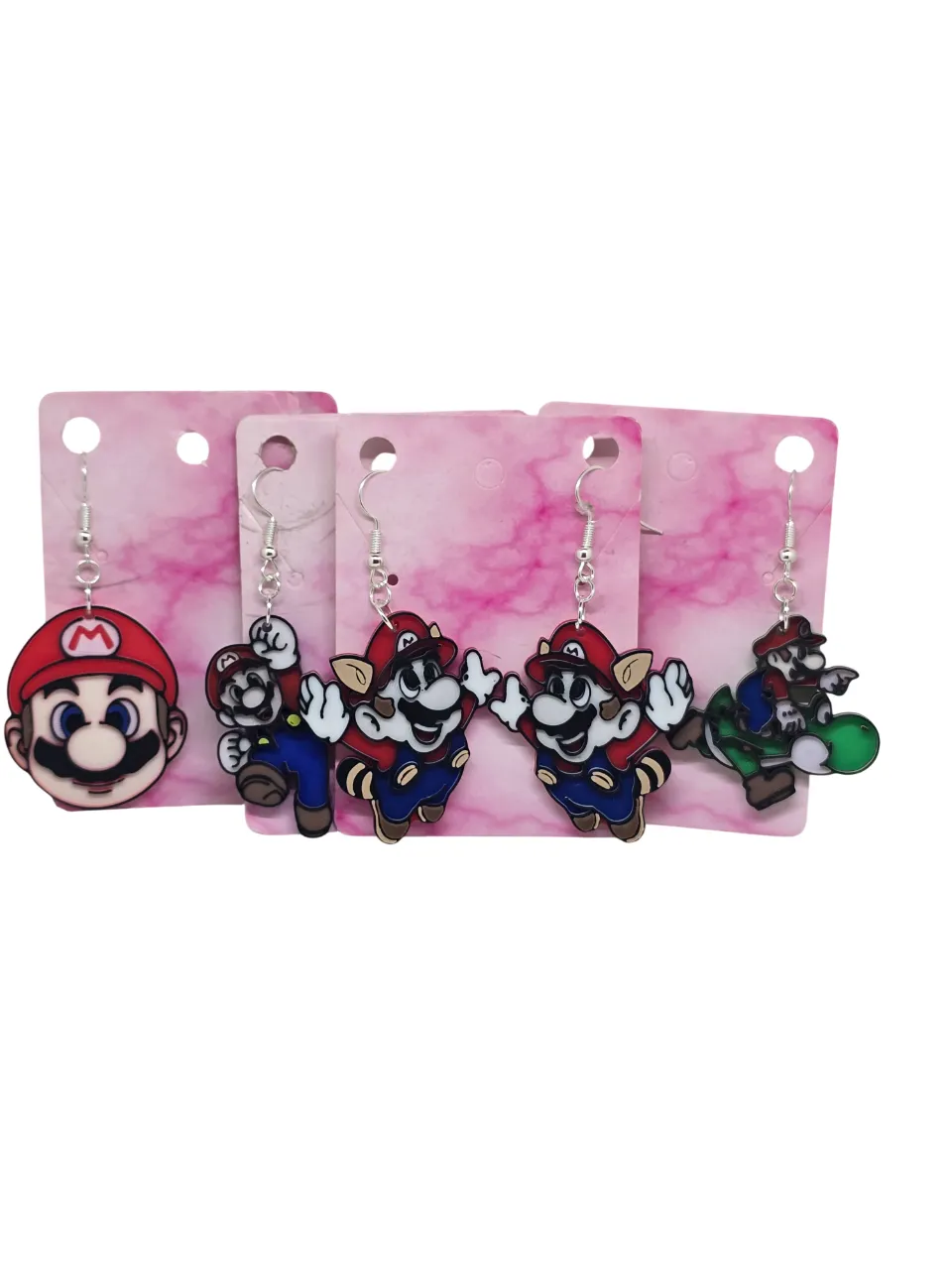 Mario Earrings view 2