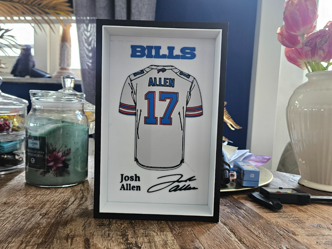 NFL - Buffalo Bills Josh Allen Jersey display