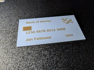Customizable Fake Credit Card