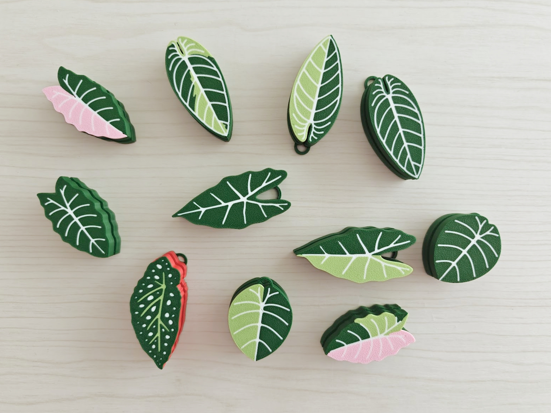 Leaf clickers, plant fidgets