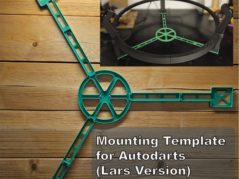 Autodarts Mounting Template (for Lars Ring)