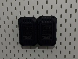 Erbauer EXT Battery holder - Ikea Skadis Mount
