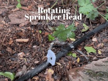 Rotating Sprinkler for Gardena Micro-Drip System