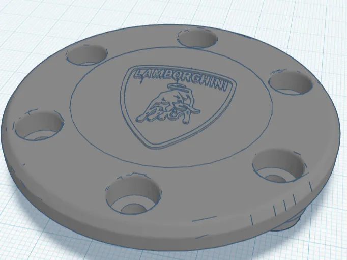Logitech wheel Lamborghini center cap