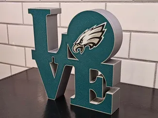 Philadelphia Football Love Sign