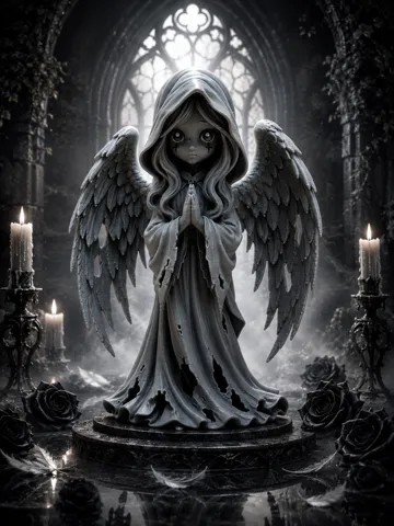 Figura decorativa: Erebia– Angel of Darkness — vista de referencia 2
