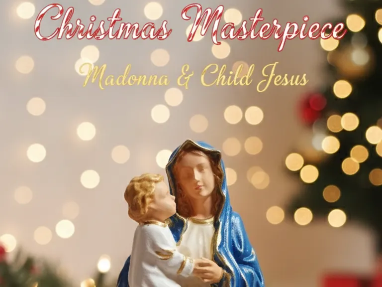 Madonna & Child Jesus - 20cm Nativity Statue