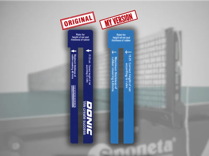 Table Tennis Multi-Tool Ruler