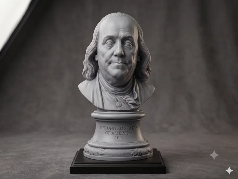 Benjamin Franklin Bust – American Heritage Collect
