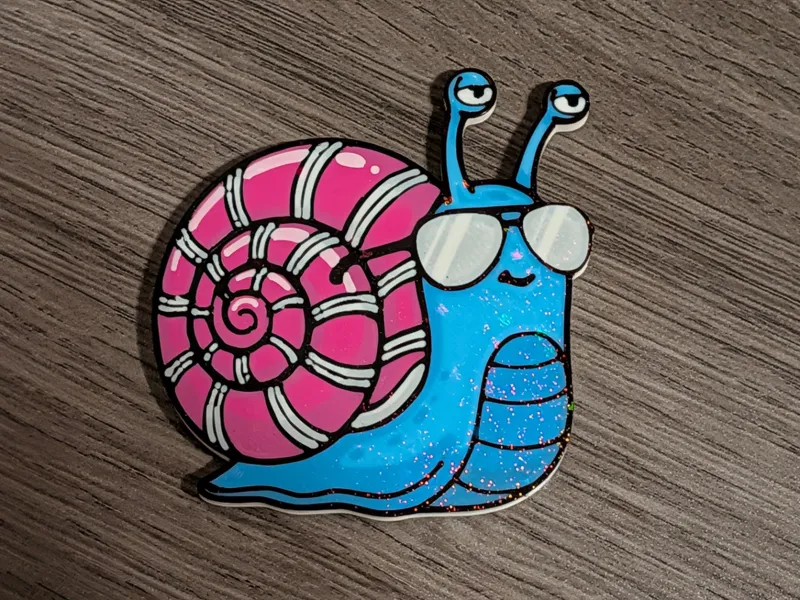 Reef Snail wearing sunglasses