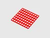 Color lip only, PLA, 0.1mm layer, 2 walls, 15% infill